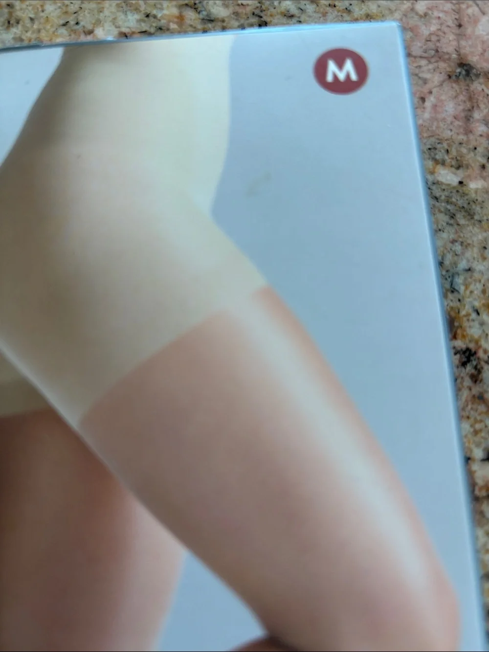 Silk Impressions Medium Support Sheer High Waisted Pantyhose - Beige